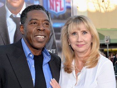 Ernie Hudson and his wife Linda Kingsberg at Wilmington Expo.